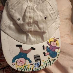Child's Hand Painted Baseball cap.